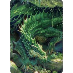 Lurking Green Dragon // Lurking Green Dragon (Art Series)