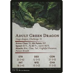 Lurking Green Dragon // Lurking Green Dragon (Art Series)