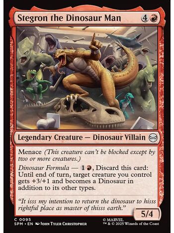 Stegron the Dinosaur Man