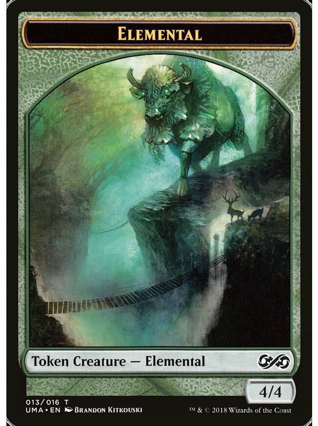 Elemental Token (4/4) (Green)