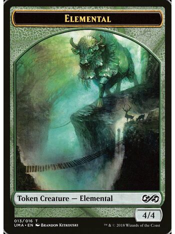 Elemental Token (4/4) (Green)