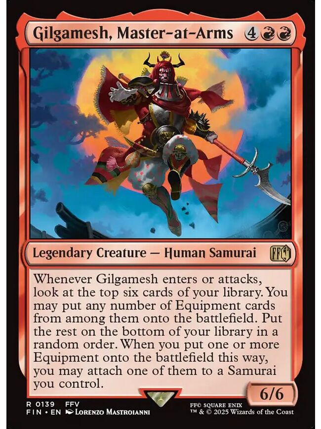 Gilgamesh, Master-at-Arms