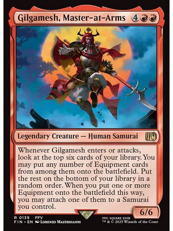 Gilgamesh, Master-at-Arms