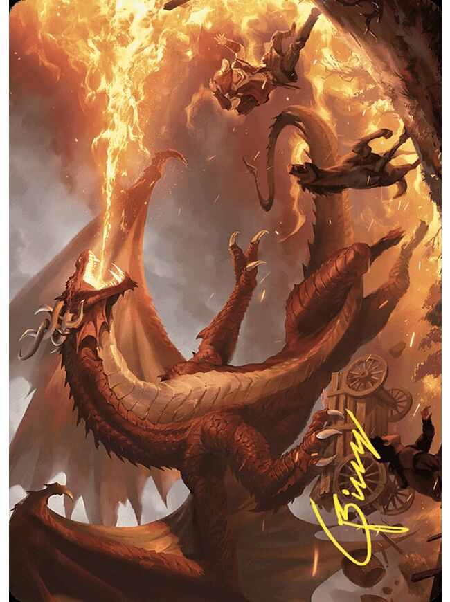 Realm-Scorcher Hellkite // Realm-Scorcher Hellkite (Art Series)