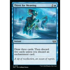 Thirst for Meaning