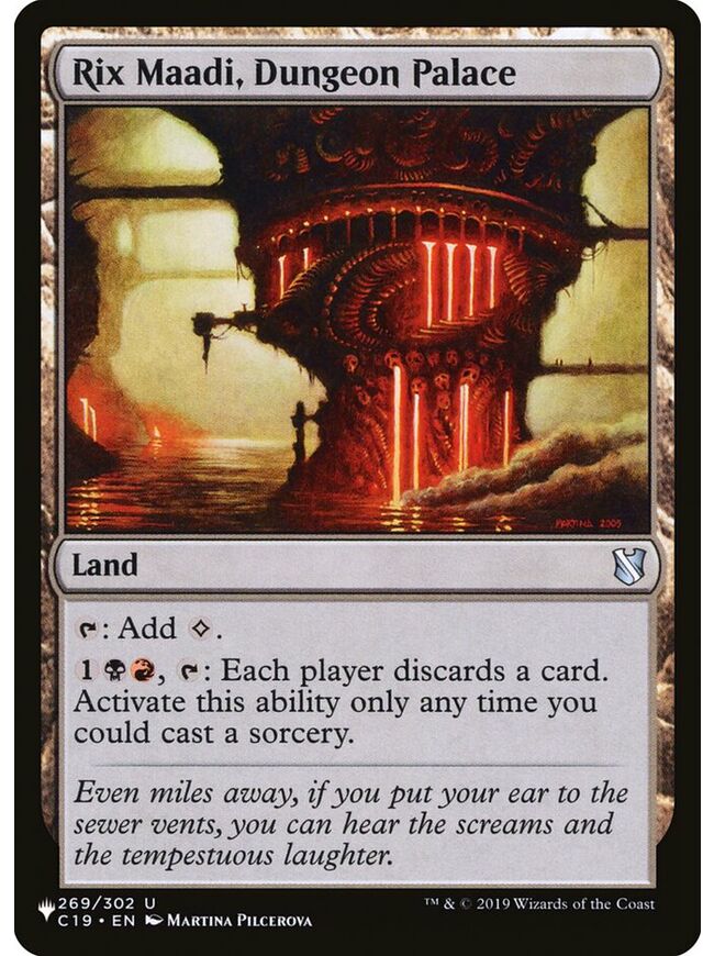 Rix Maadi, Dungeon Palace