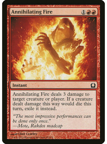 Annihilating Fire