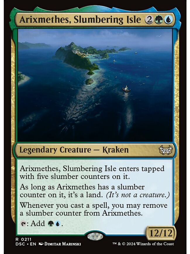 Arixmethes, Slumbering Isle