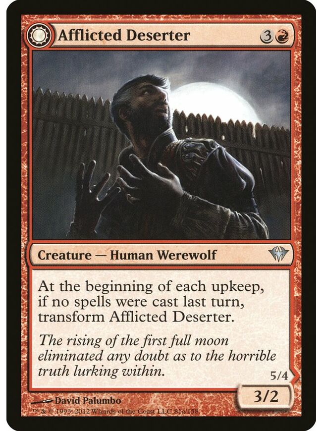 Afflicted Deserter // Werewolf Ransacker