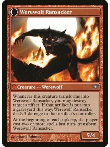 Afflicted Deserter // Werewolf Ransacker