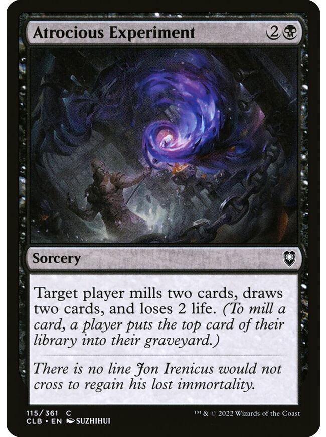 Atrocious Experiment