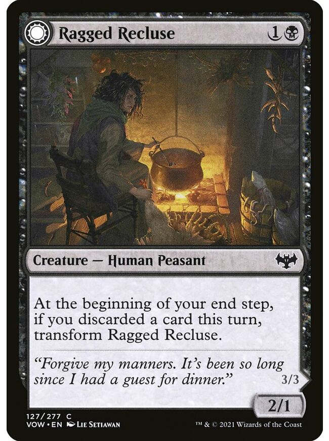 Ragged Recluse // Odious Witch