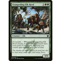 Stampeding Elk Herd