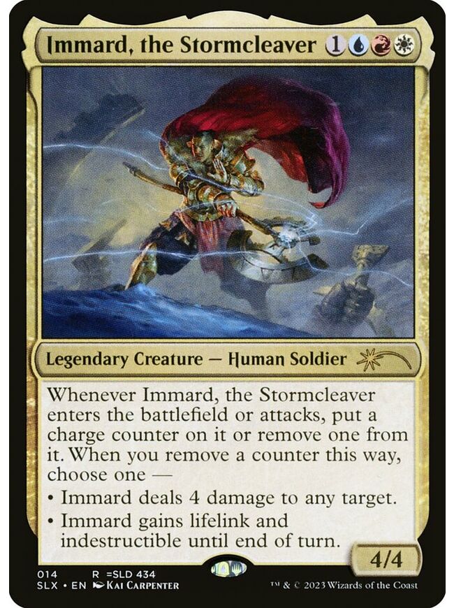Immard, the Stormcleaver (Guile, Sonic Soldier)