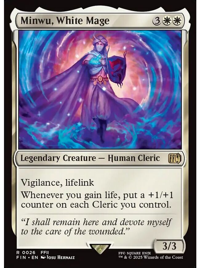 Minwu, White Mage