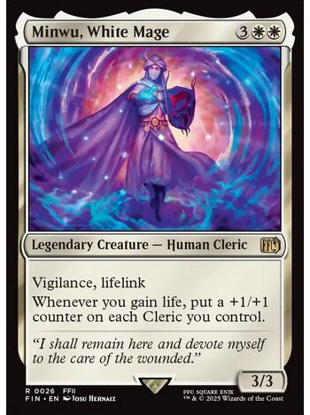 Minwu, White Mage