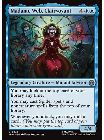Madame Web, Clairvoyant