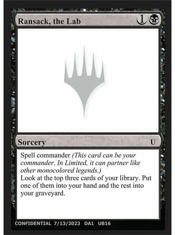 Ransack, the Lab