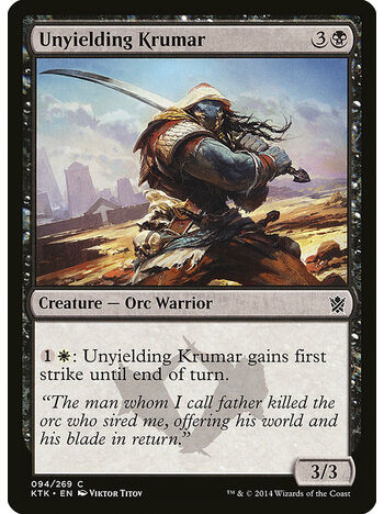 Unyielding Krumar