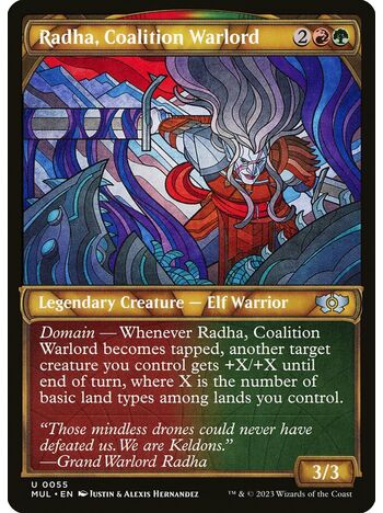 Radha, Coalition Warlord