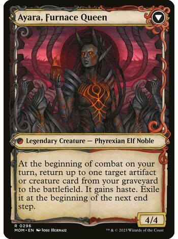 Ayara, Widow of the Realm // Ayara, Furnace Queen