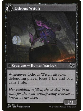 Ragged Recluse // Odious Witch