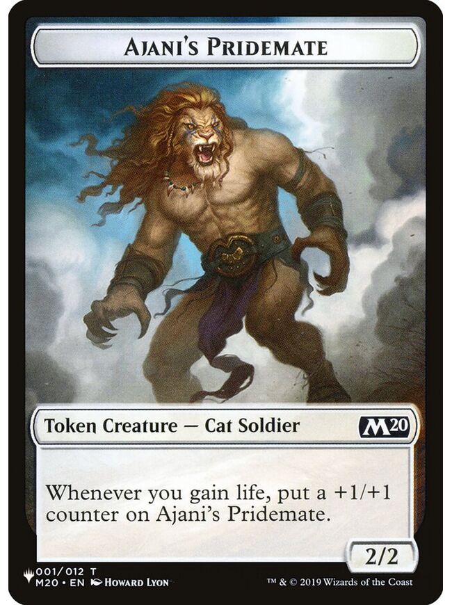 Ajani's Pridemate Token