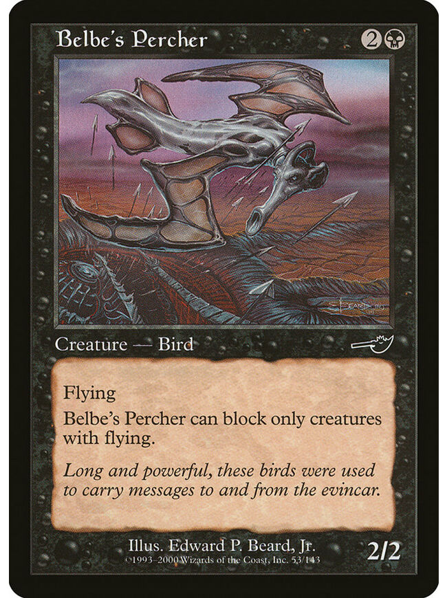 Belbe's Percher