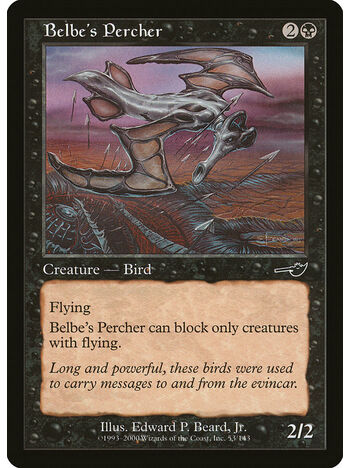 Belbe's Percher