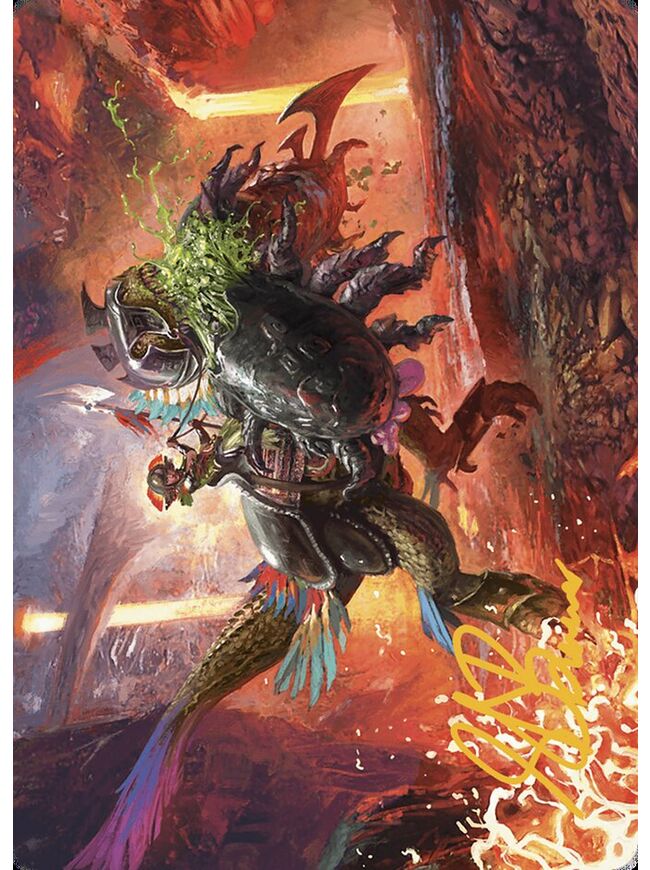 Triumphant Chomp // Triumphant Chomp Token (Art Series)