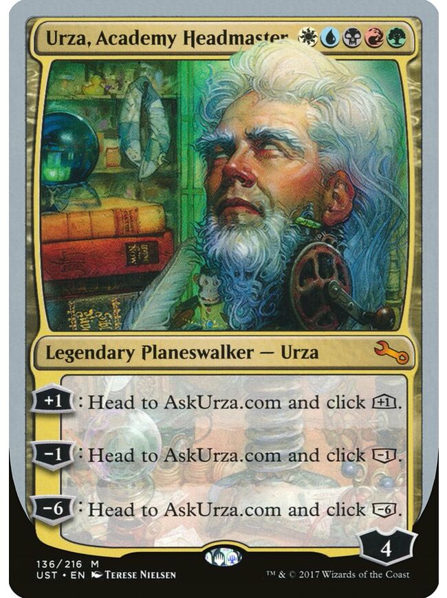 Urza, Academy Headmaster