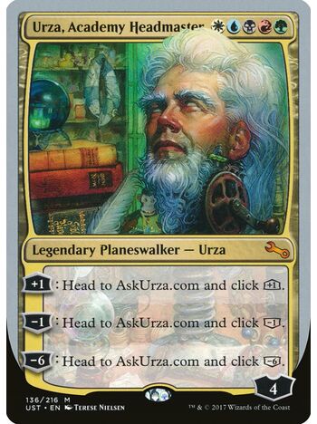 Urza, Academy Headmaster