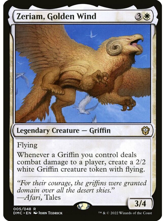 Zeriam, Golden Wind