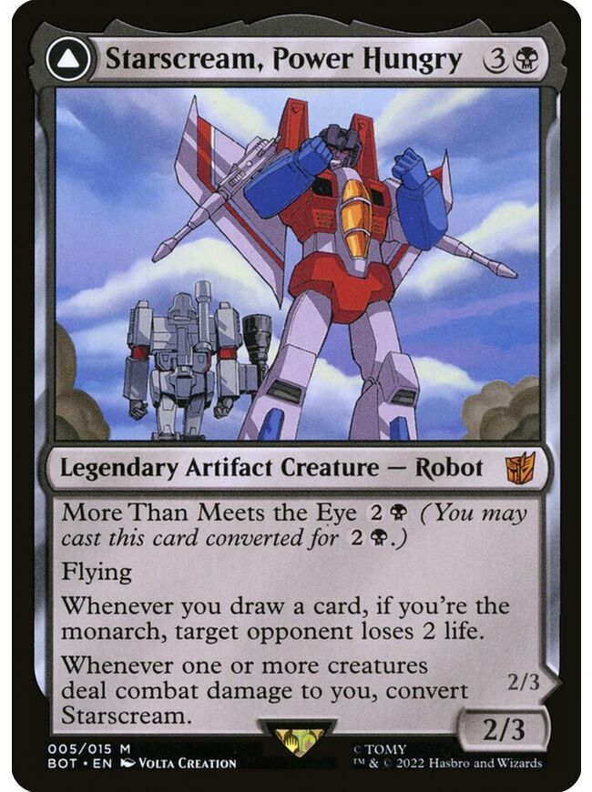 Starscream, Power Hungry // Starscream, Seeker Leader