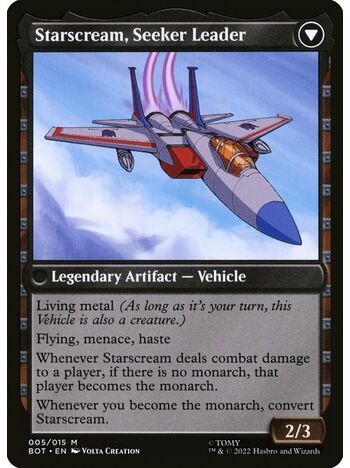 Starscream, Power Hungry // Starscream, Seeker Leader