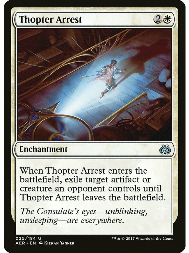 Thopter Arrest