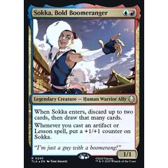 Sokka, Bold Boomeranger