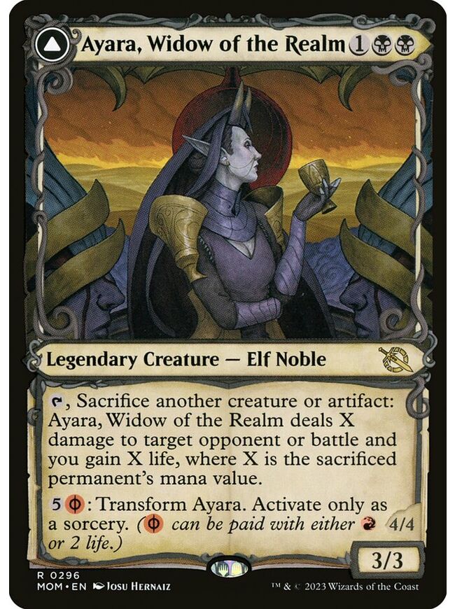 Ayara, Widow of the Realm // Ayara, Furnace Queen