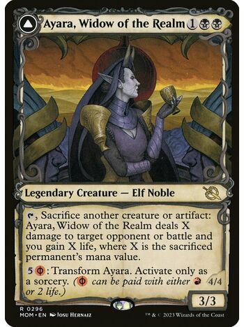 Ayara, Widow of the Realm // Ayara, Furnace Queen