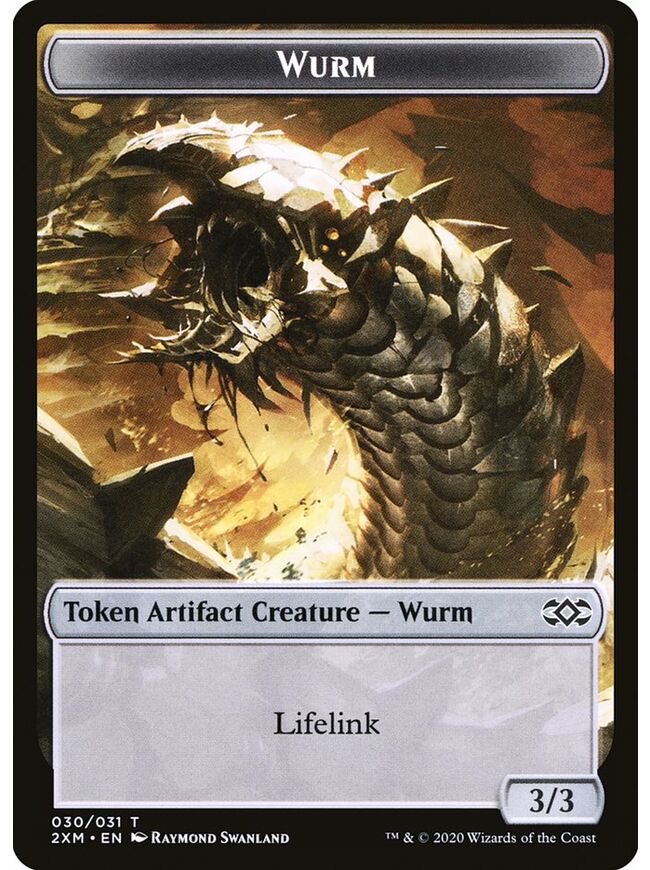 Wurm Token (3/3) (Lifelink)