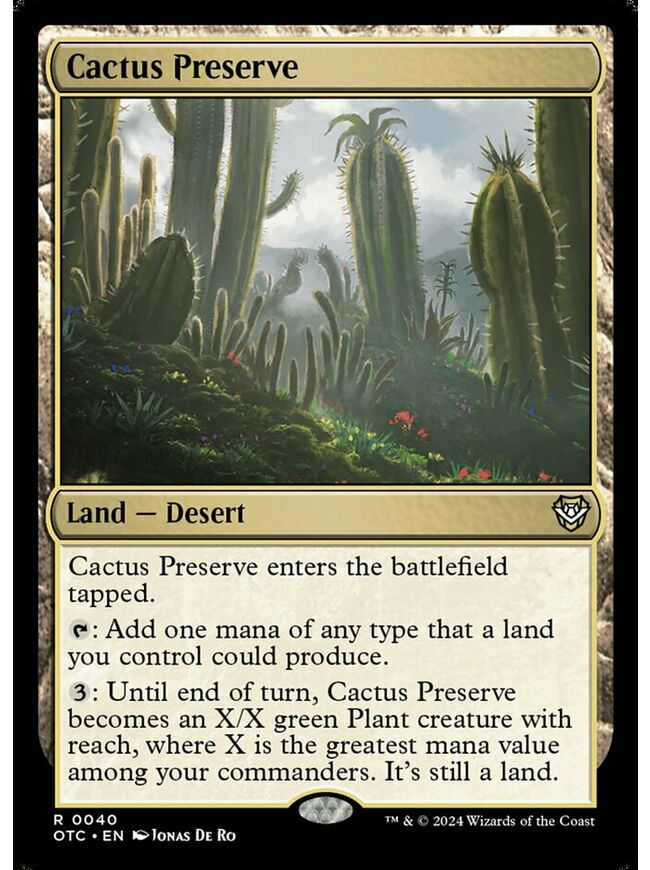 Cactus Preserve