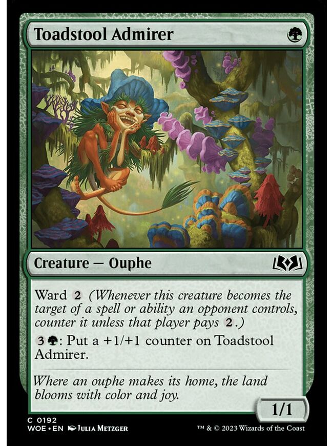 Toadstool Admirer