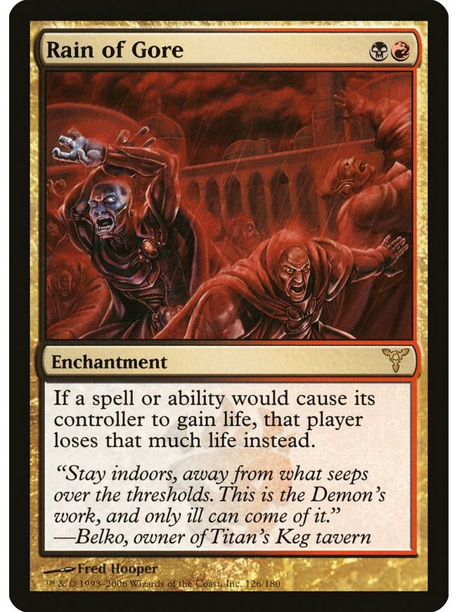 Rain of Gore