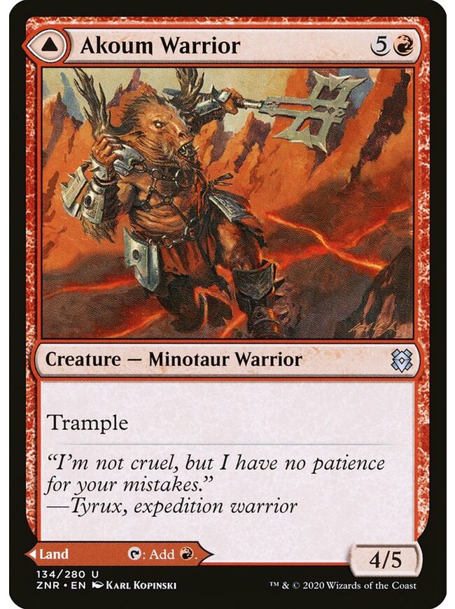 Akoum Warrior // Akoum Teeth