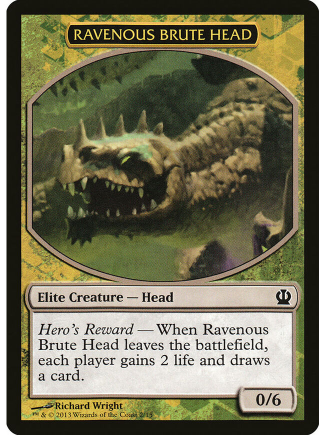 Ravenous Brute Head Token