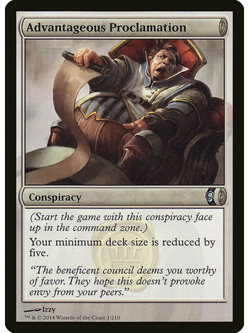 Advantageous Proclamation