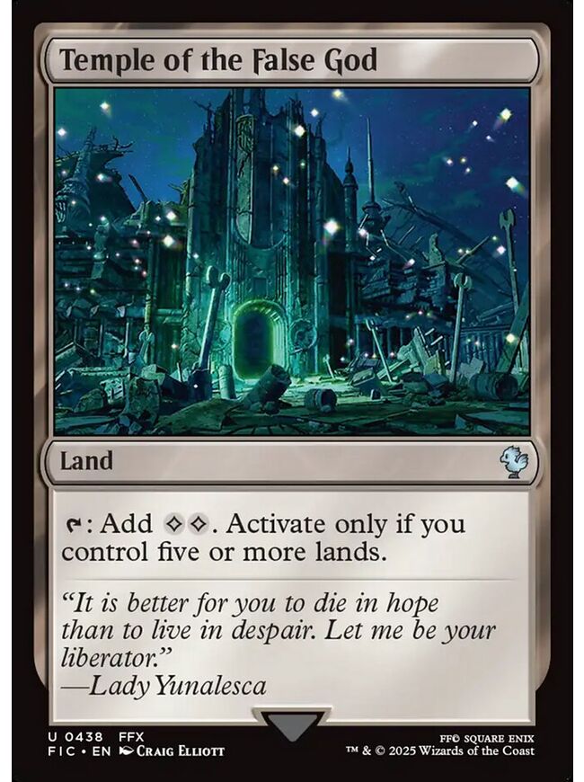 Temple of the False God