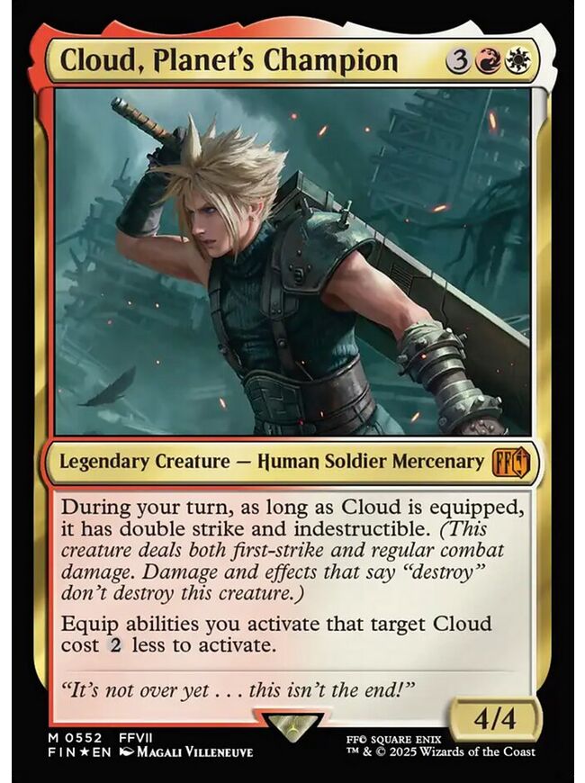Cloud, Planet's Champion