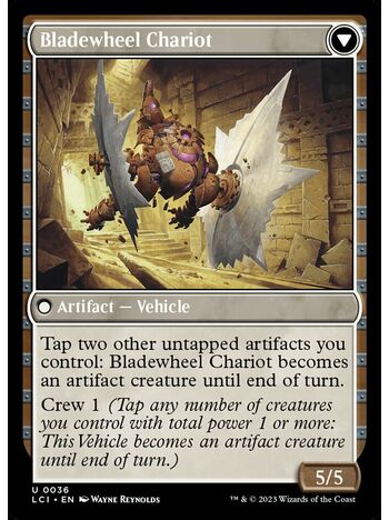 Spring-Loaded Sawblades // Bladewheel Chariot