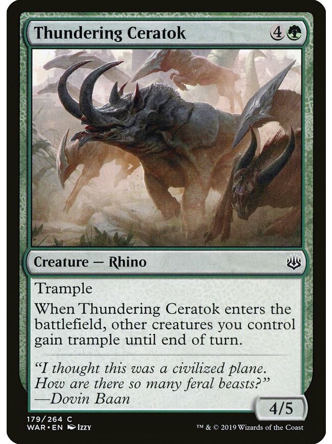 Thundering Ceratok